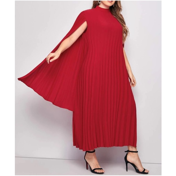 Classic Pleated Evening Formal Holiday Dress - Picture 6 of 12